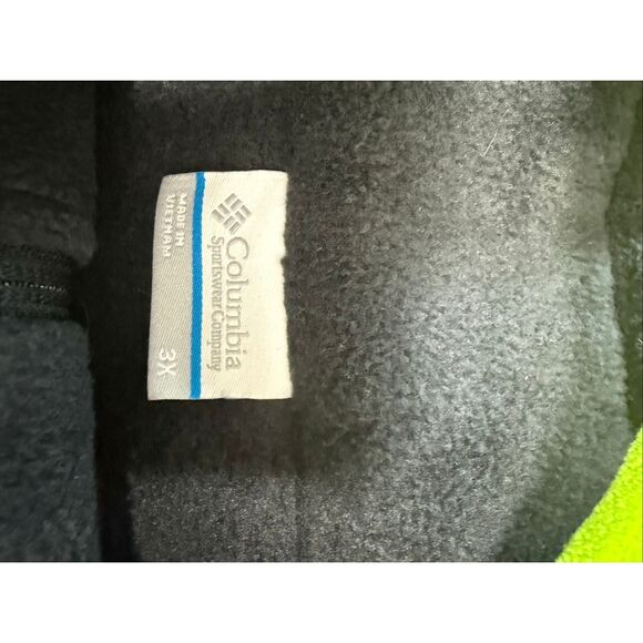 Columbia Women's Fleece Jacket Black Zip up Long Sleeves Pockets Size 3X - Picture 11 of 11